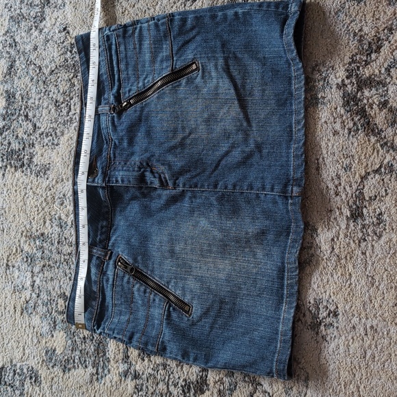 Ghosts & Angels Denim Mini Skirt Sz L - Picture 5 of 5